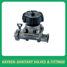 Hygienic diaphragm valves weld and clamp end